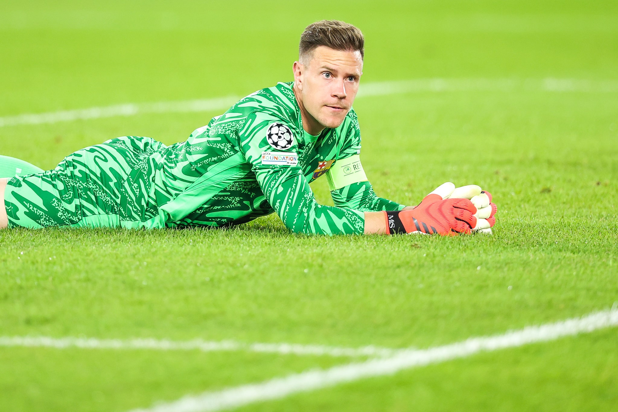 Marc-André Ter Stegen, le portier du FC Barcelone.