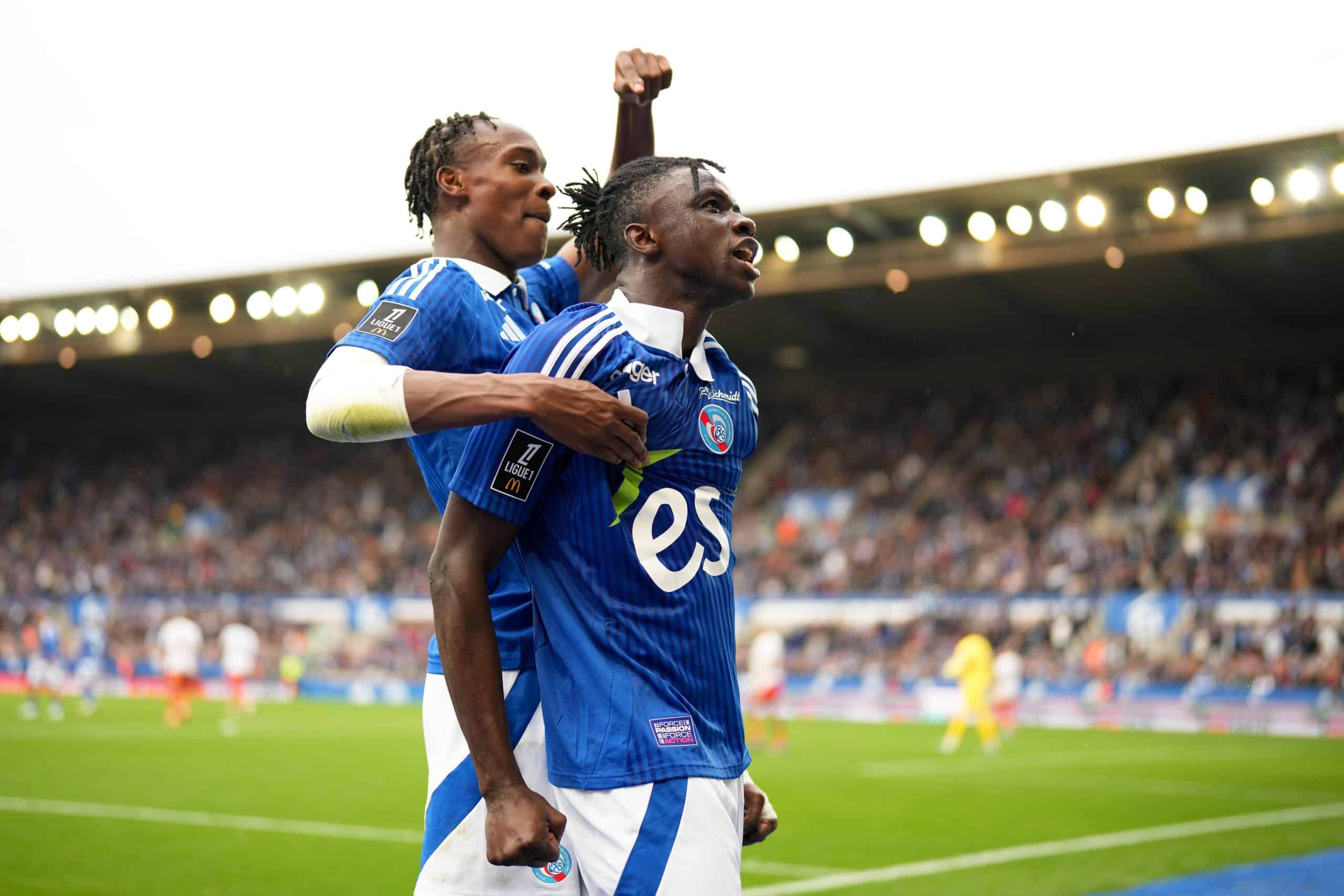 Abakar Sylla, le défenseur du RC Strasbourg.