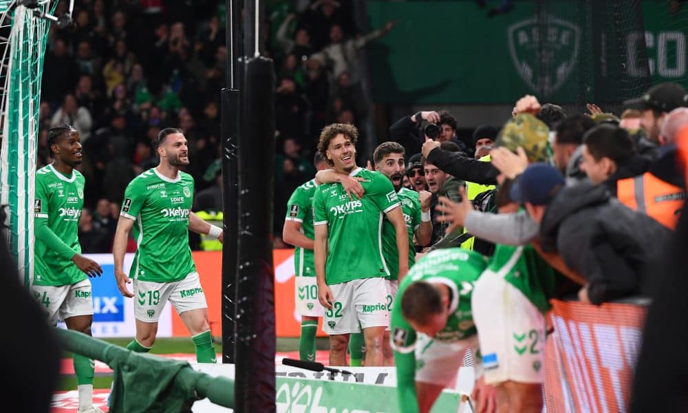 Lucas Stassin, l'attaquant de l'ASSE.