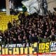 Les supporters du FC Nantes en colère.