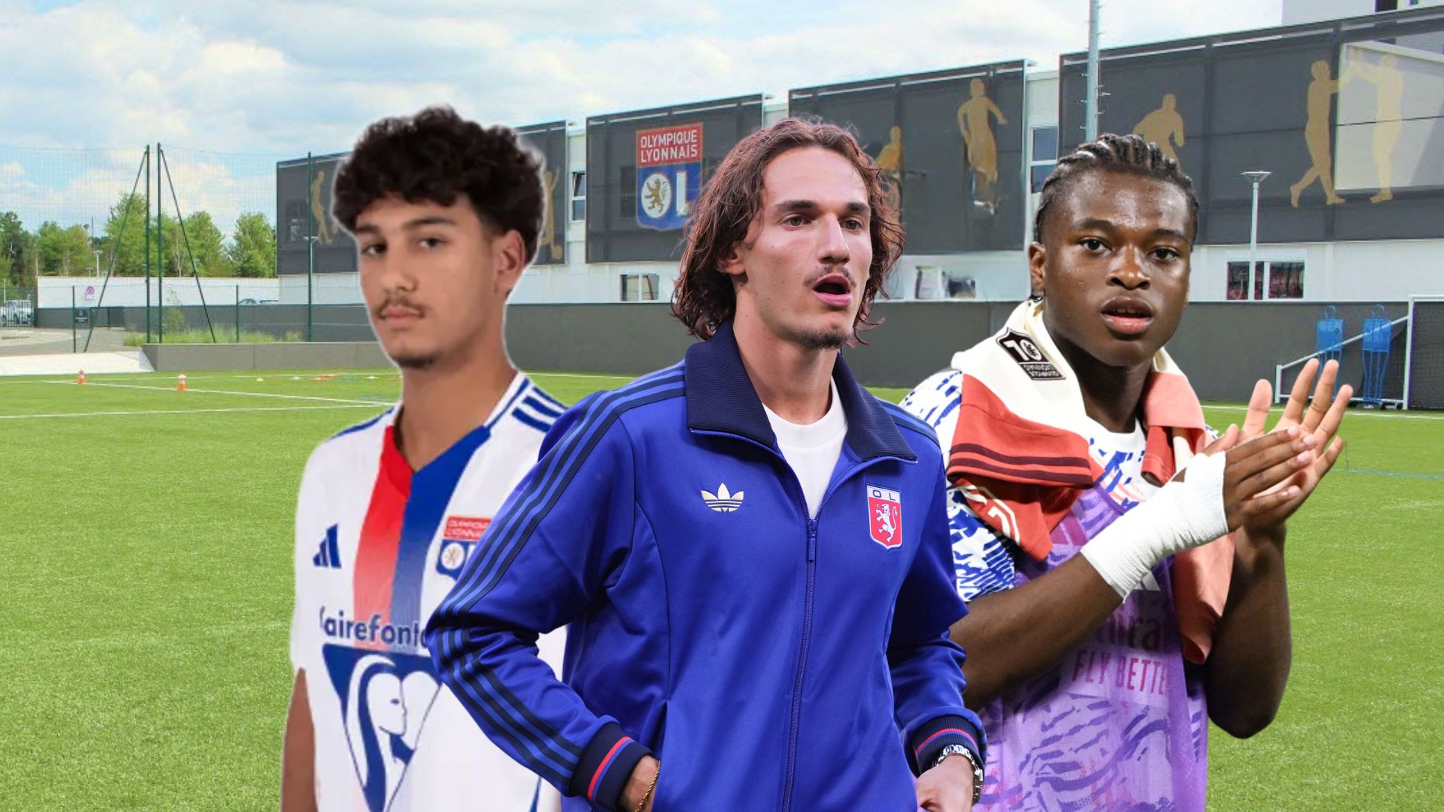 Adil Hamdani, Teo Barisic et Enzo Molebe, les pépites de l'Académie OL.