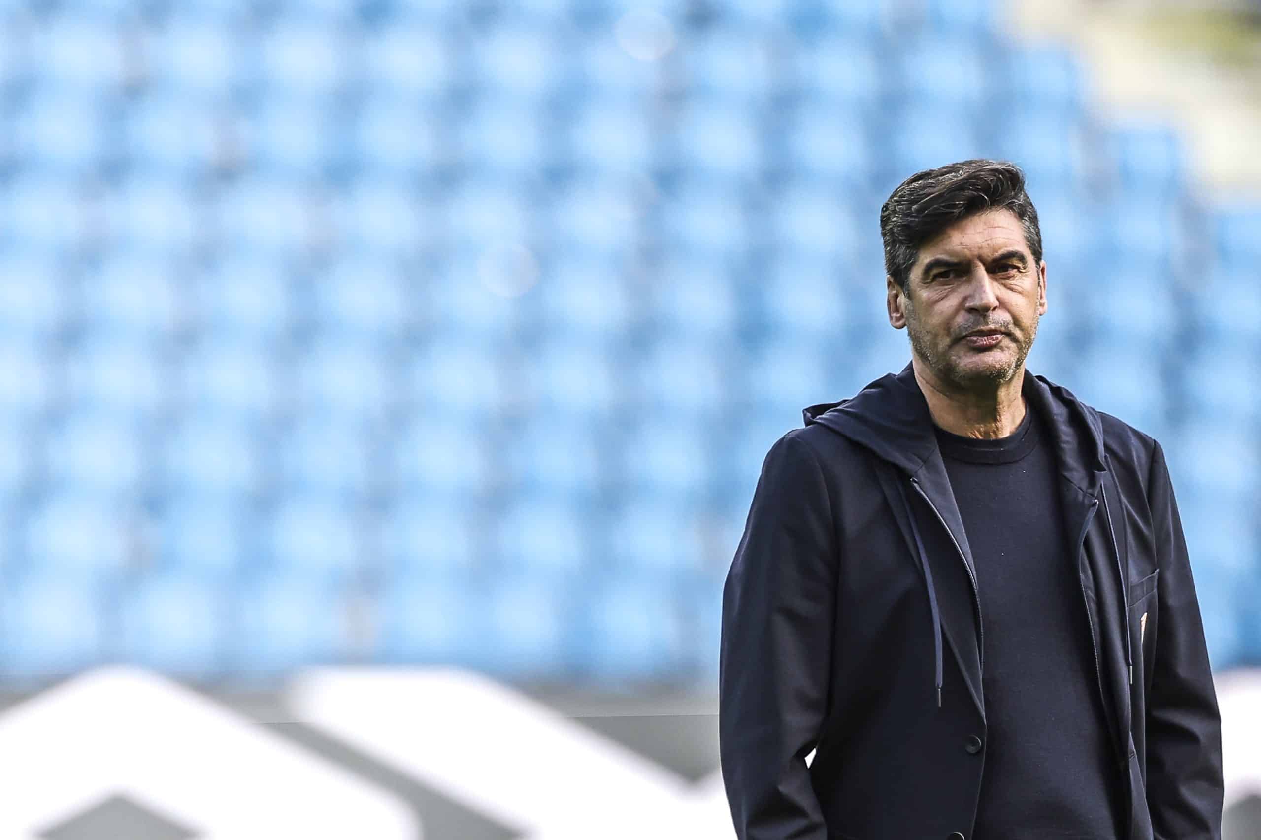 Paulo Fonseca avant le coup d'envoi du match entre Le Havre et l'OL.