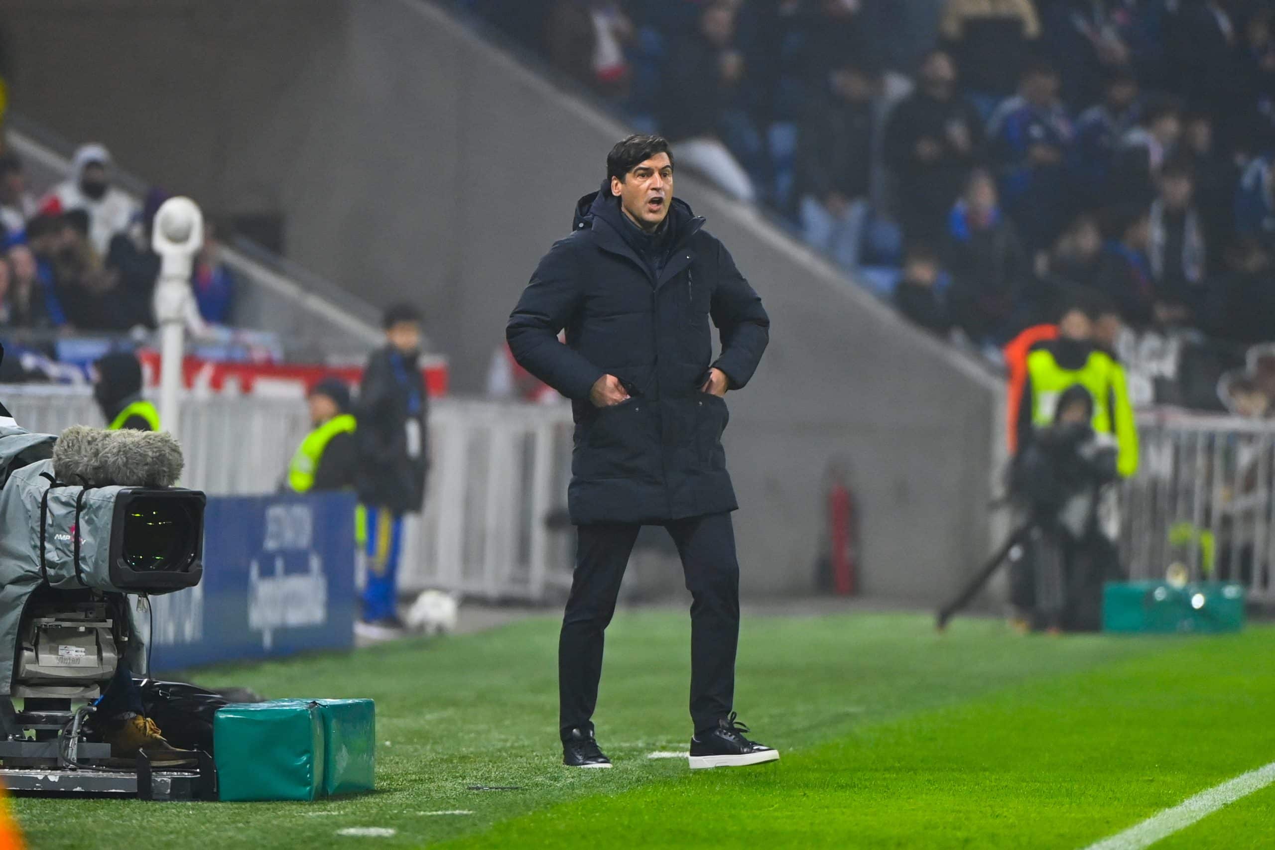 L'entraîneur de l'OL, Paulo Fonseca.