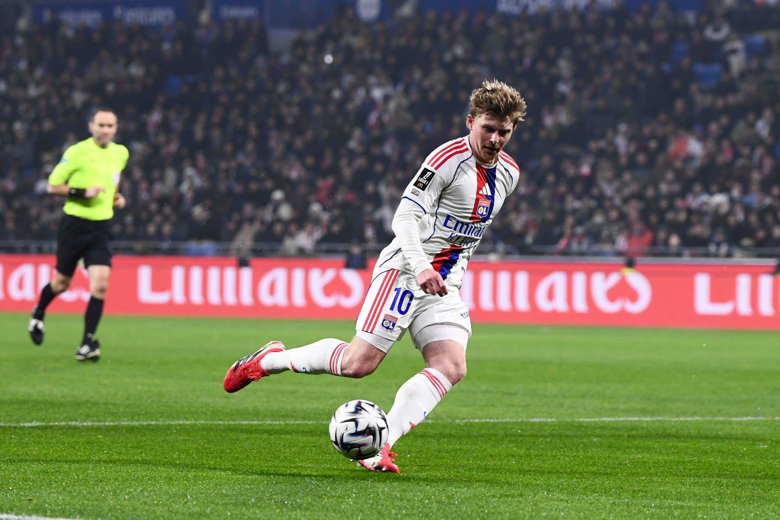Pavel Sulc en action lors d'un match de l'OL.