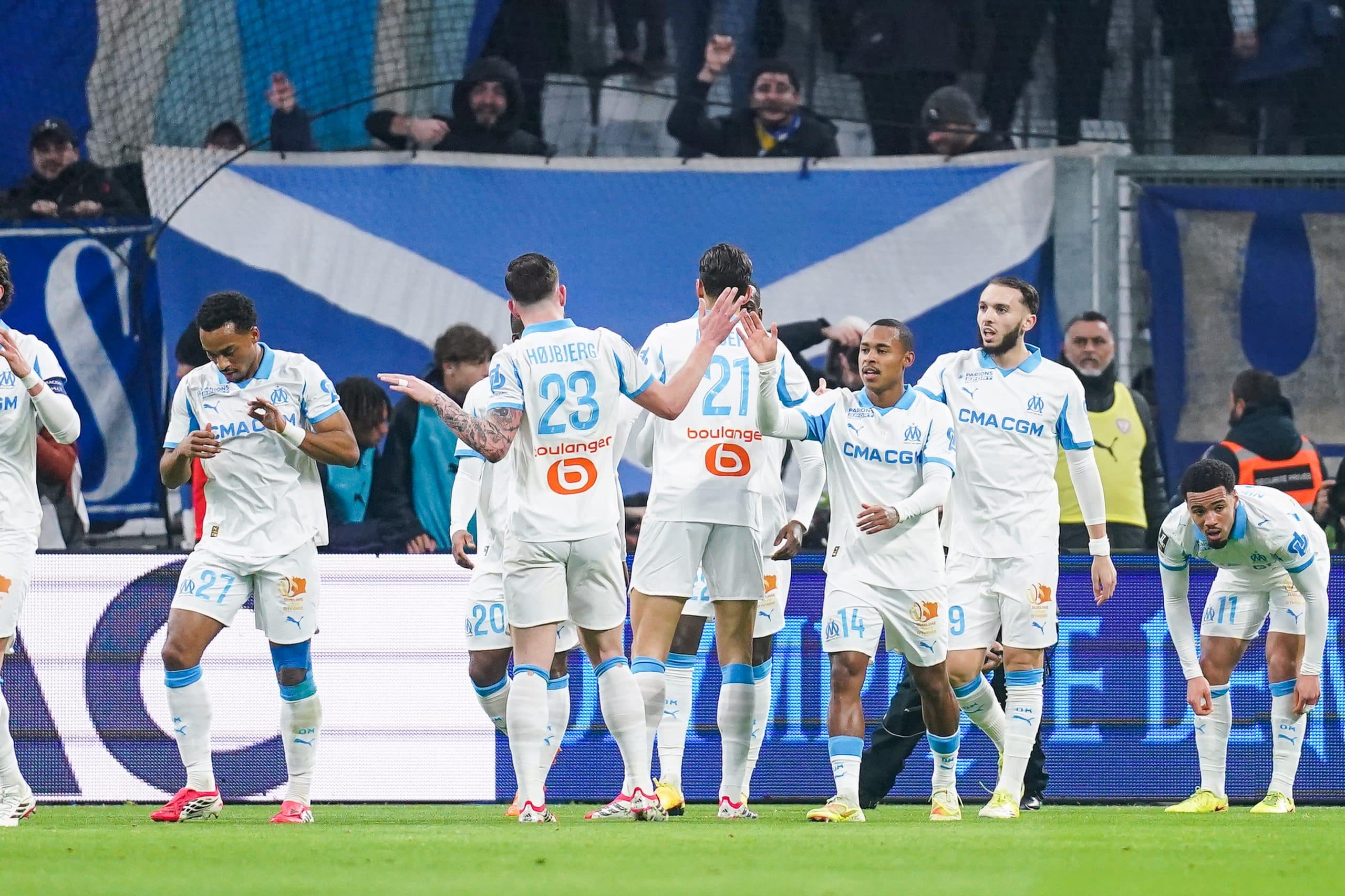 Les joueurs de l'OM