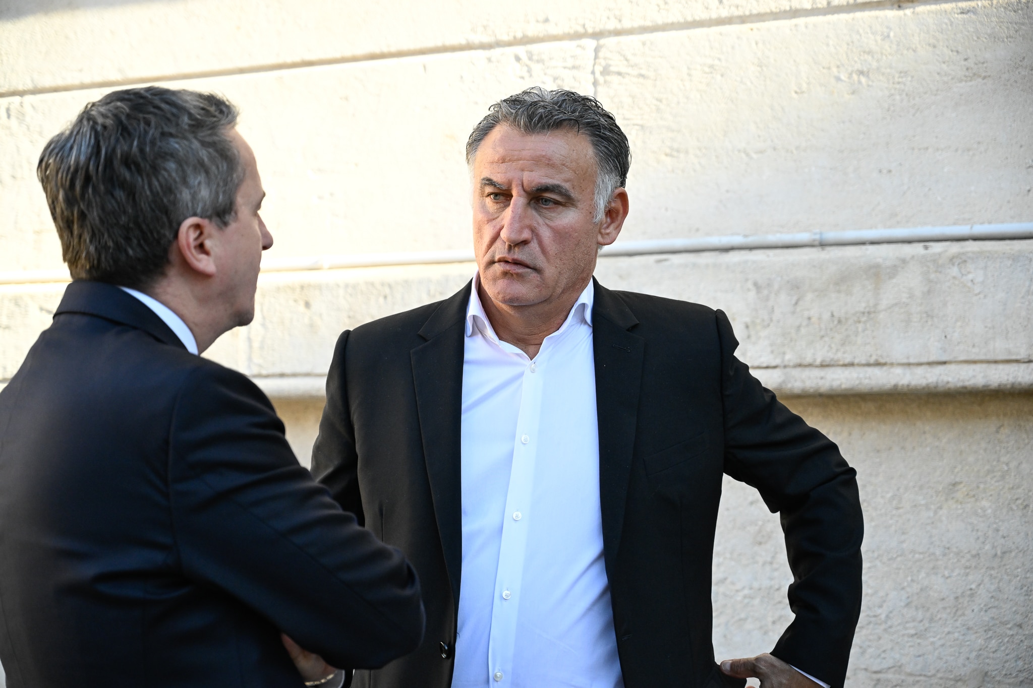Christophe Galtier après son procès pour racisme.