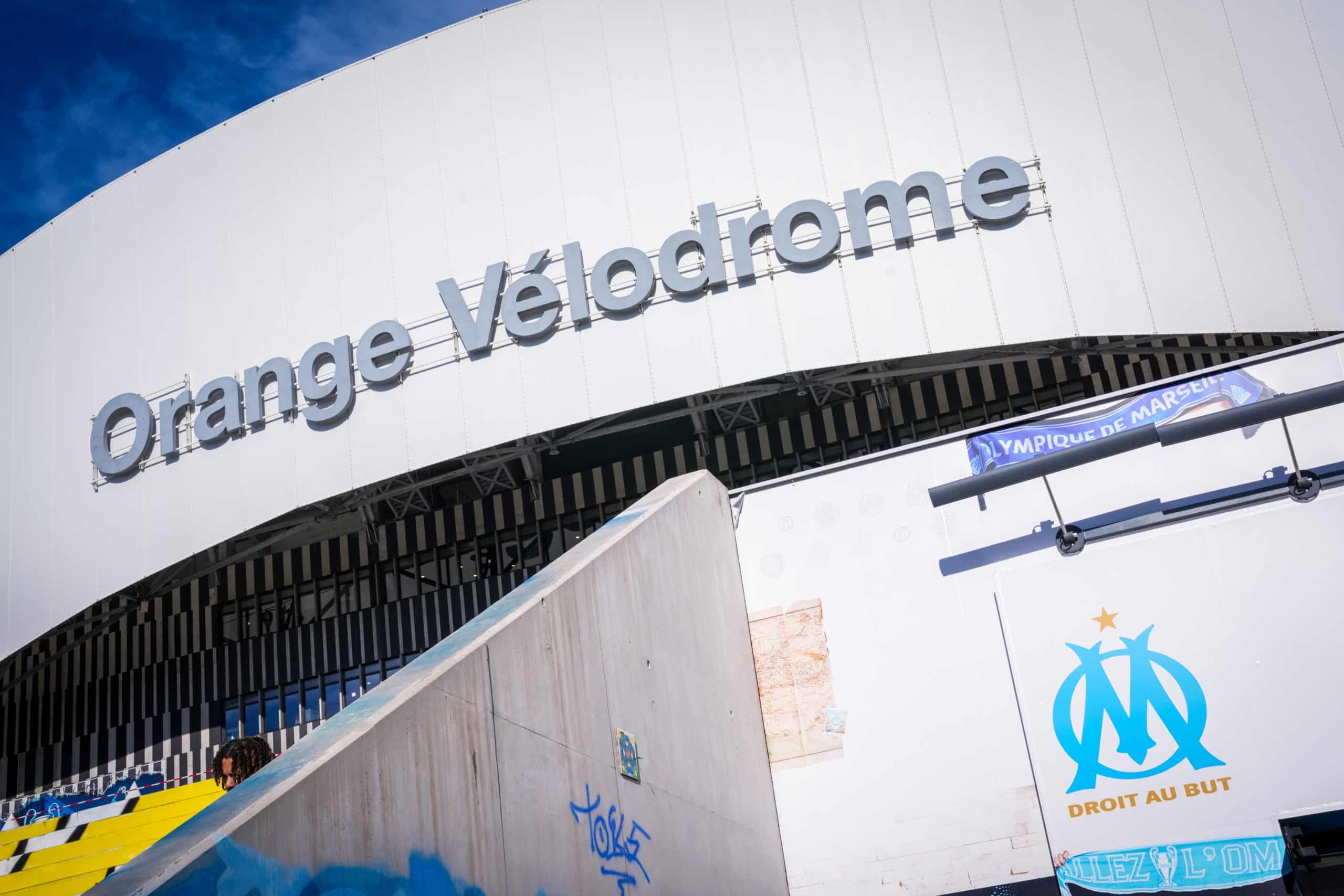 Le stade Vélodrome vu de l'extérieur.