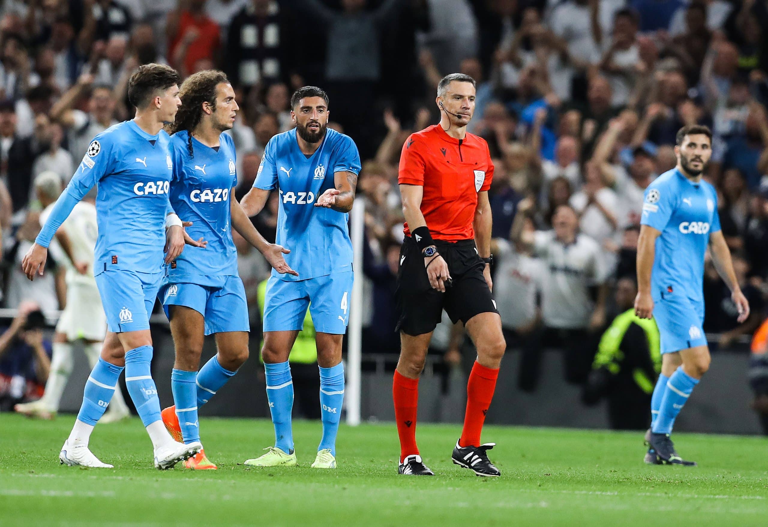 Slavco Vincic ignorant les Marseillais lors du match à Tottenham en 2022.