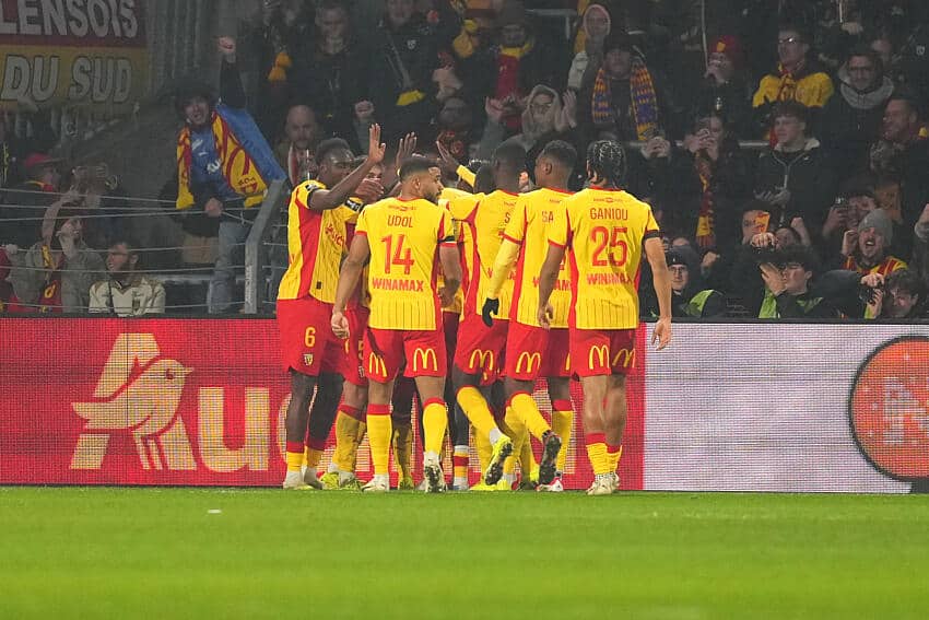Le RC Lens en joie