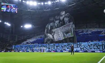OM – Liverpool : IAM, Beatles, Courbis… les tifos incroyables du Vélodrome