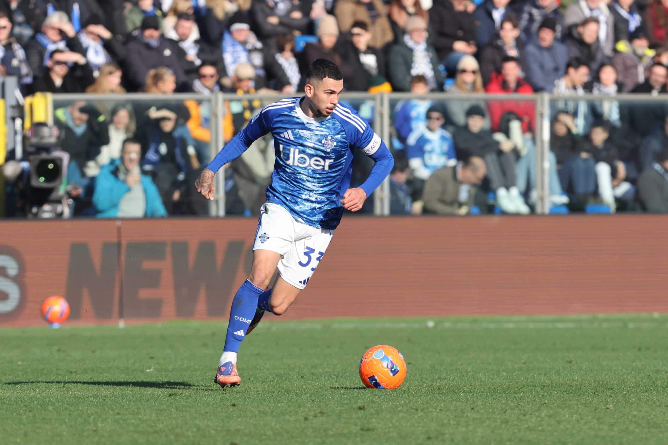 Lucas Da Cunha en action avec Côme.