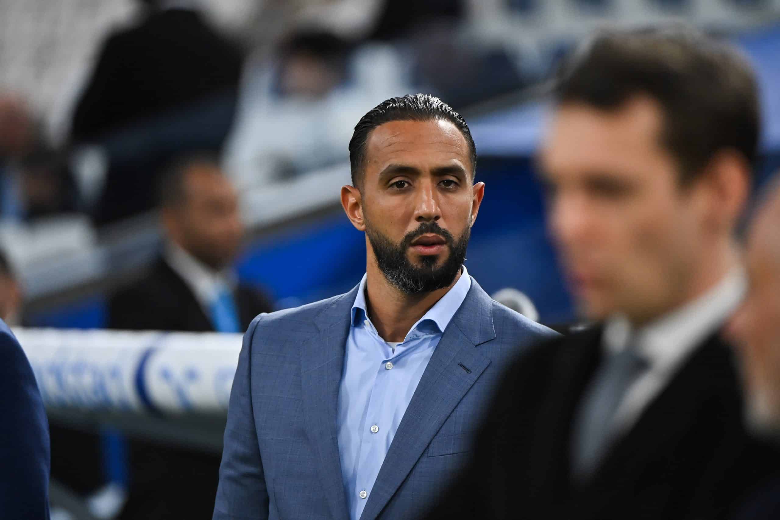 Medhi Benatia avant le match de l'OM contre Metz.