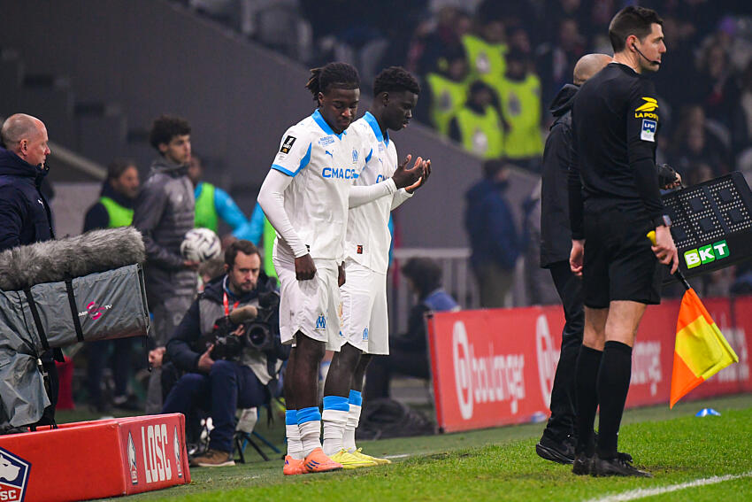 Bakola et Vaz à l'OM
