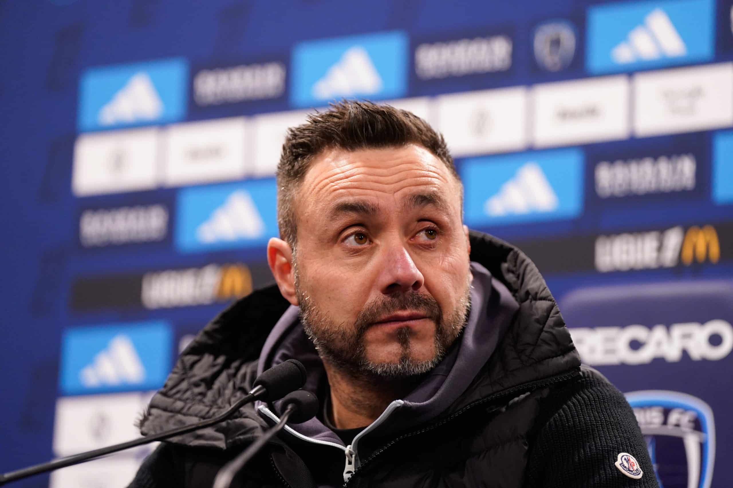 Roberto De Zerbi en conférence de presse après le match nul de l'OM contre le Paris FC (2-2).