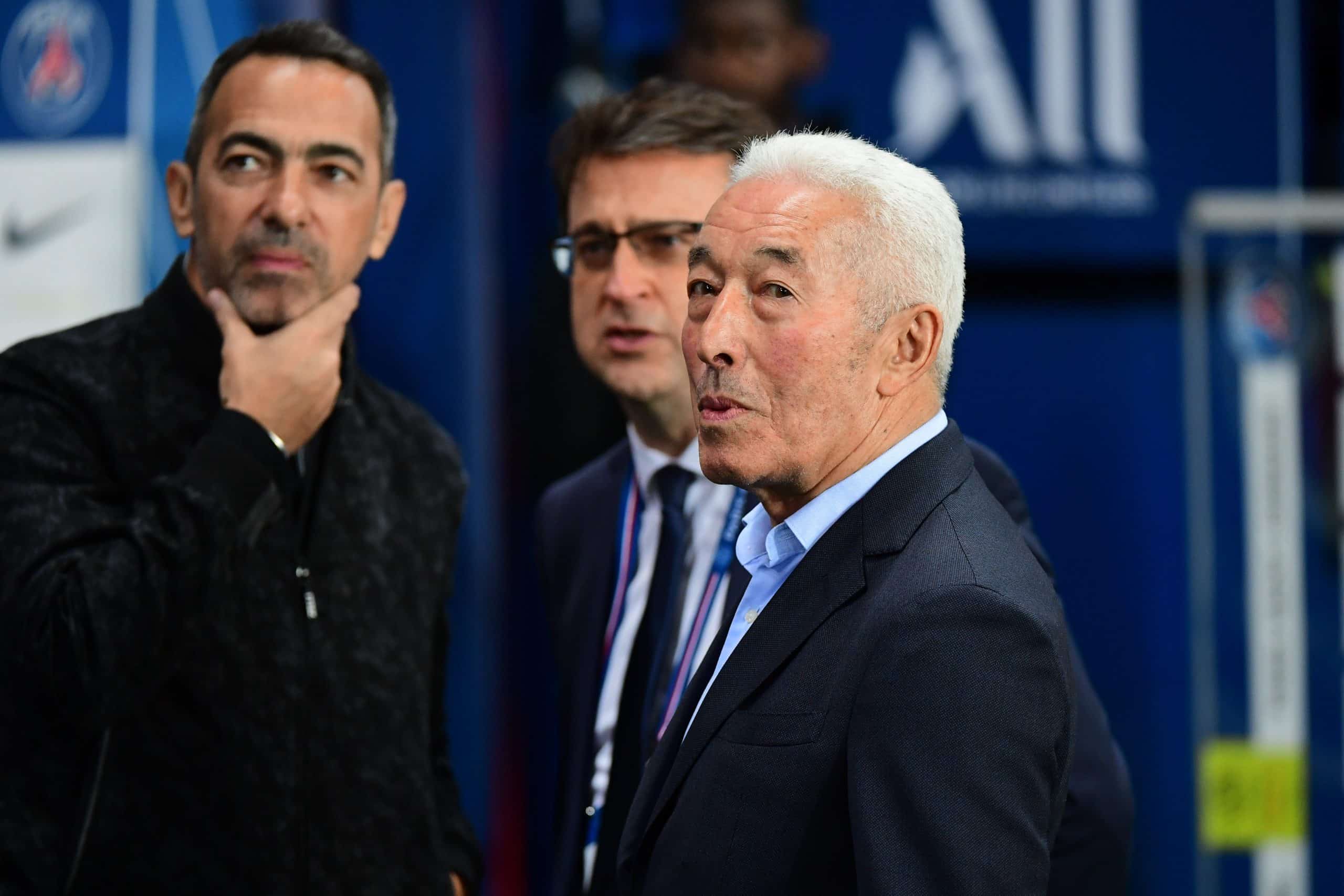 Jean Djorkaeff en compagnie de son fils Youri.