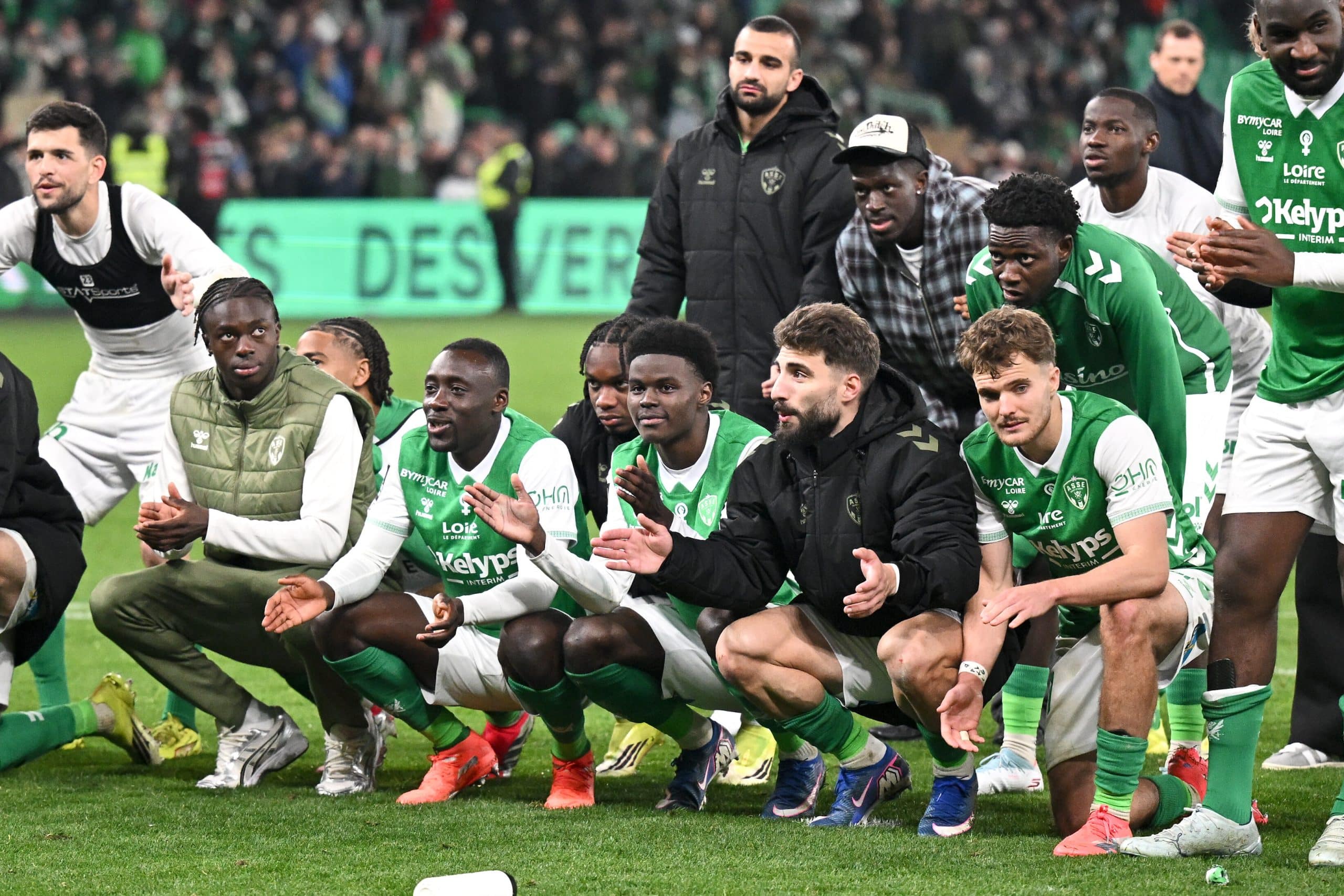 Les joueurs de l'ASSE