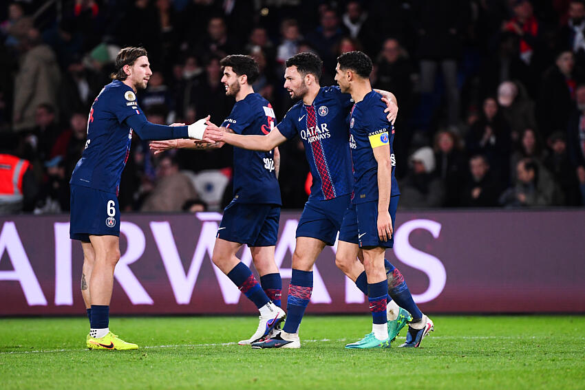 Le PSG en joie
