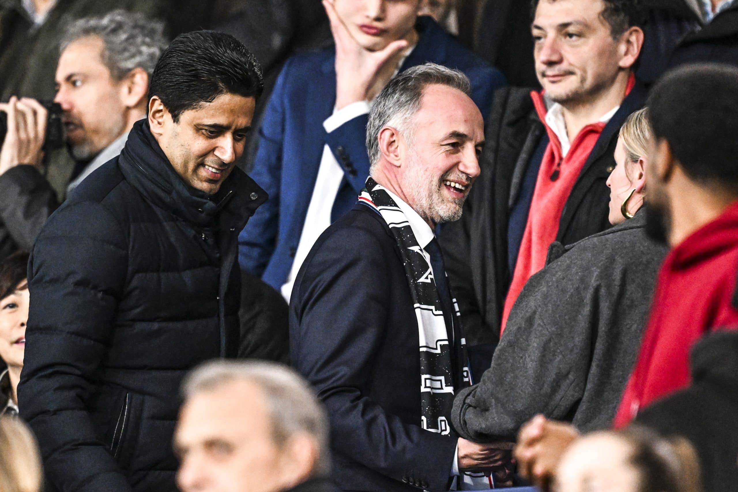 Nasser al-Khelaïfi et Emmanuel Grégoire