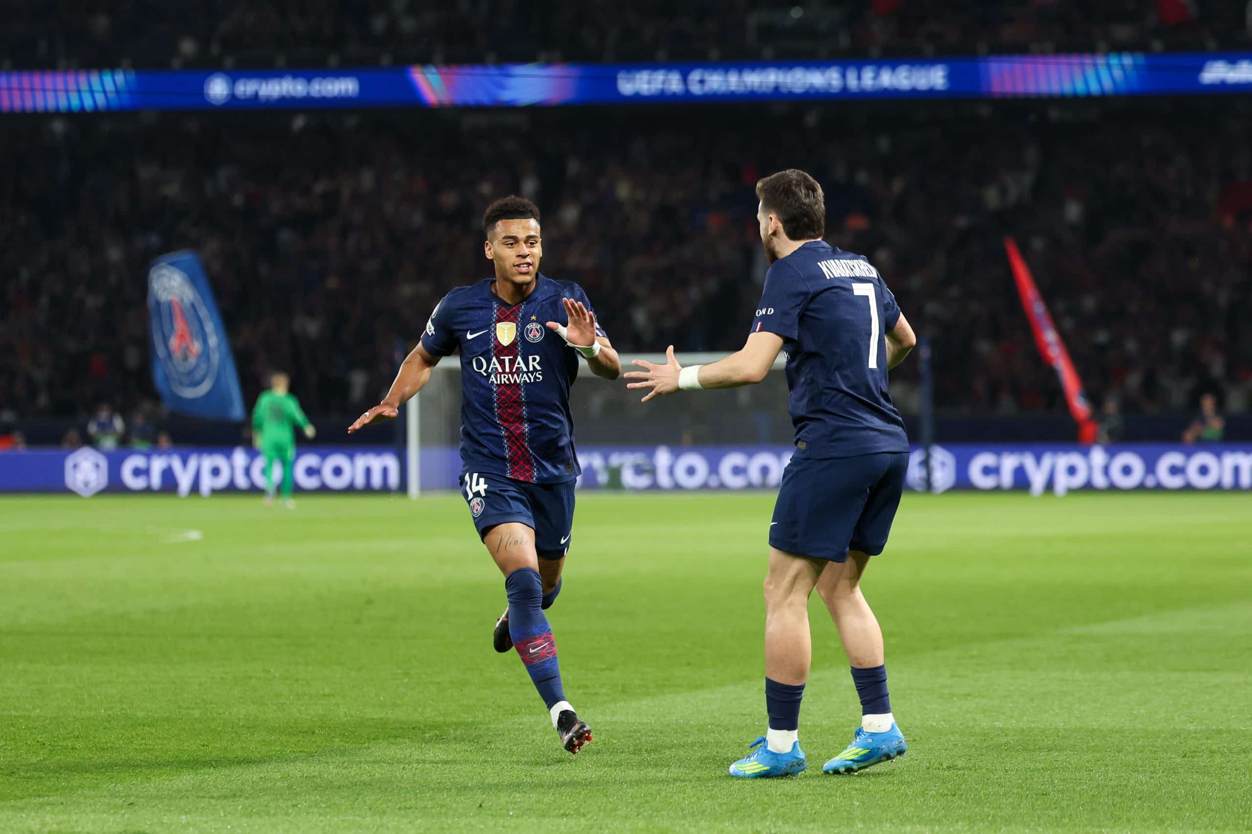 Désiré Doué et Khvicha Kvaratskhelia