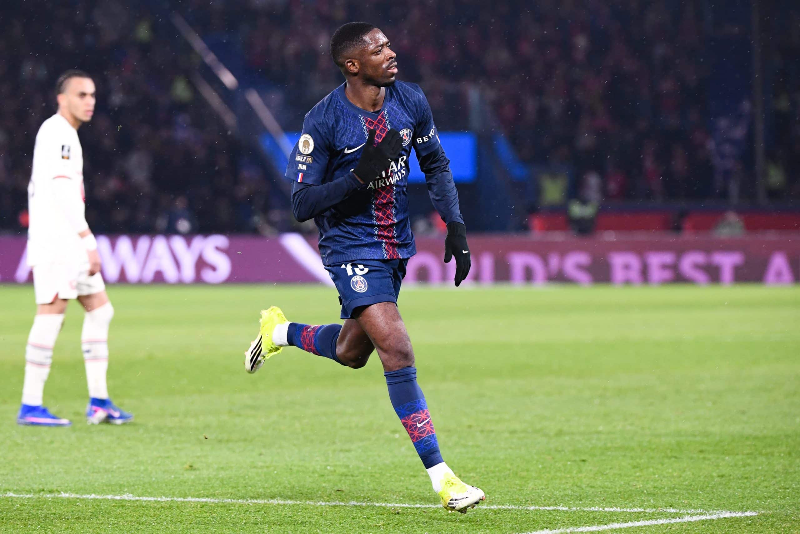 La joie d'Ousmane Dembélé