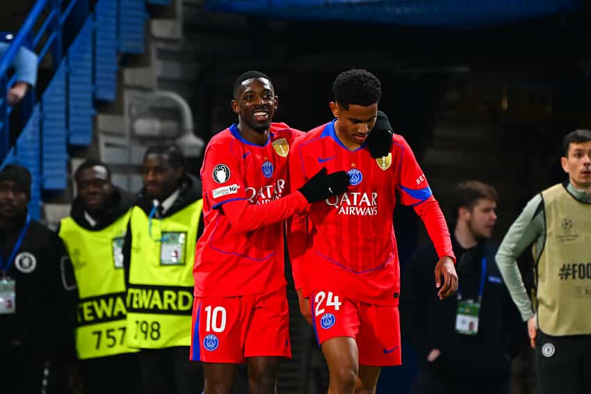 Dembélé et Mayulu au PSG