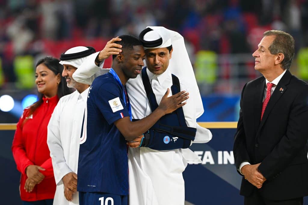 PSG Mercato : la sortie très ferme d’al-Khelaïfi sur Dembélé