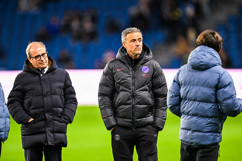 Campos et Luis Enrique au PSG