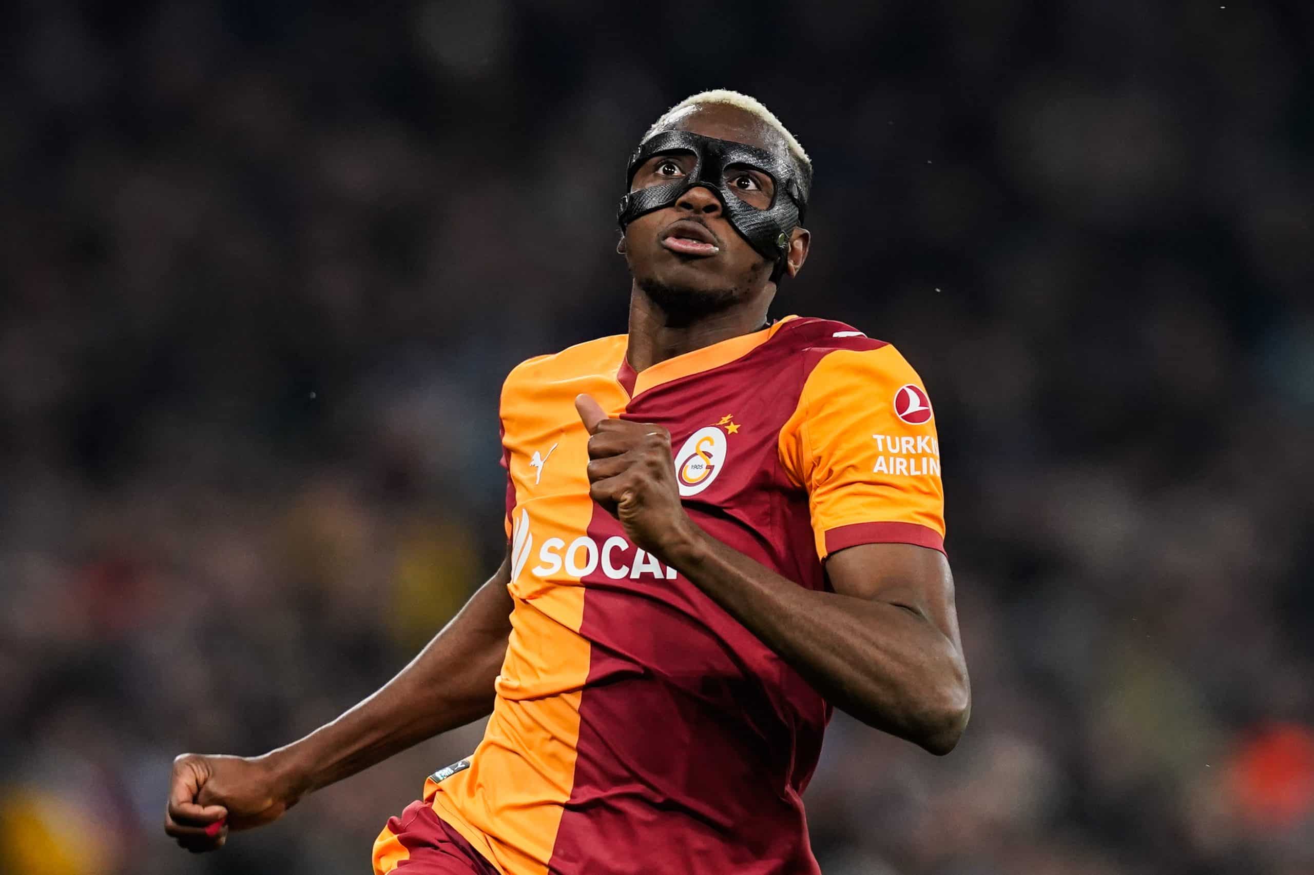Victor Osimhen en action avec Galatasaray.