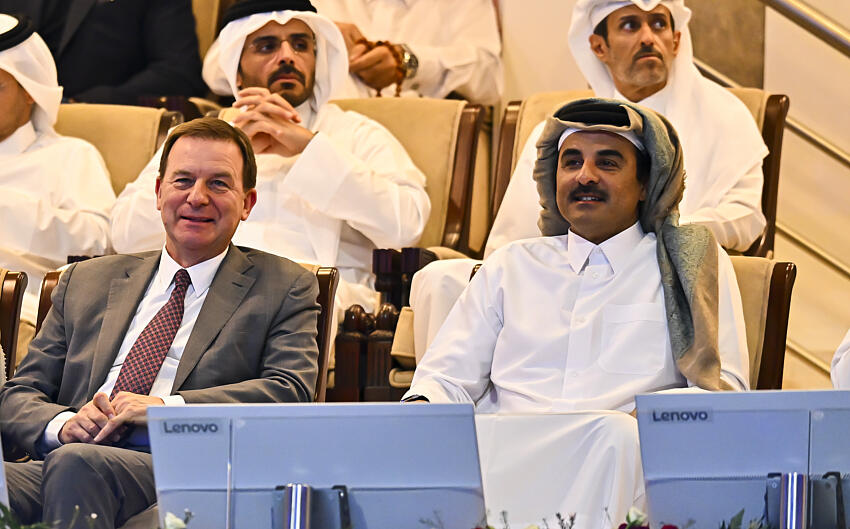 L'émir du Qatar