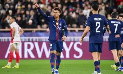 PSG : Paris renverse Monaco grâce à Doué et prend une option sur les 8es de LDC, les tops et flops