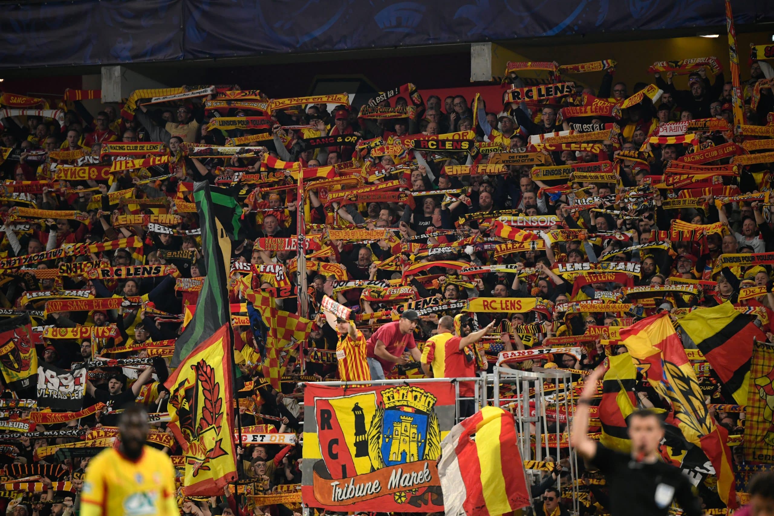 Les supporters du RC Lens