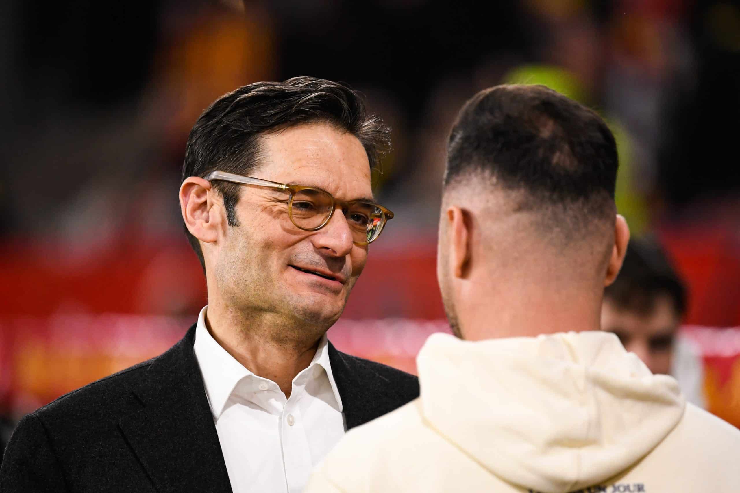 Le président du RC Lens, Joseph Oughourlian.