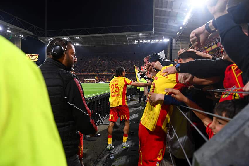 Les supporters du RC Lens