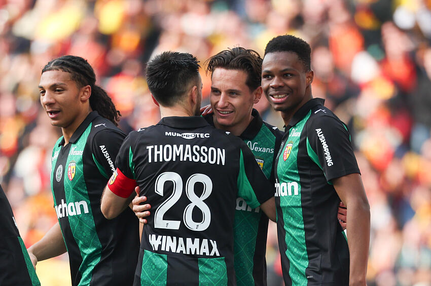 Le RC Lens tout en joie