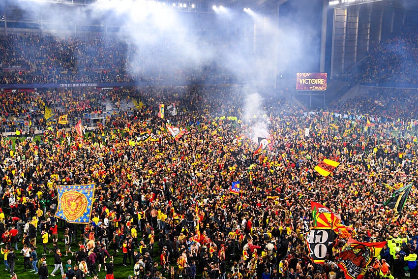 Les supporters du RC Lens