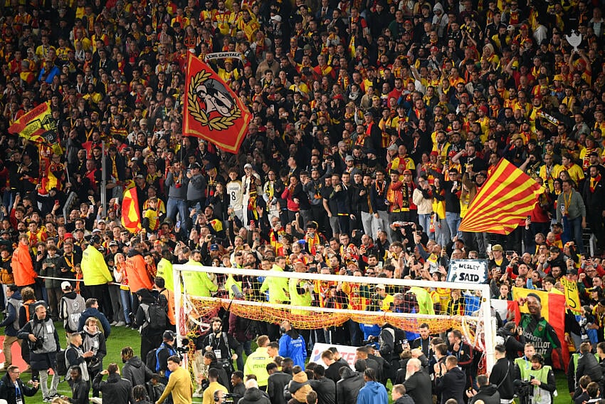 Les supporters du RC Lens
