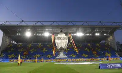 RC Lens – TFC : les images du superbe tifo sang et or