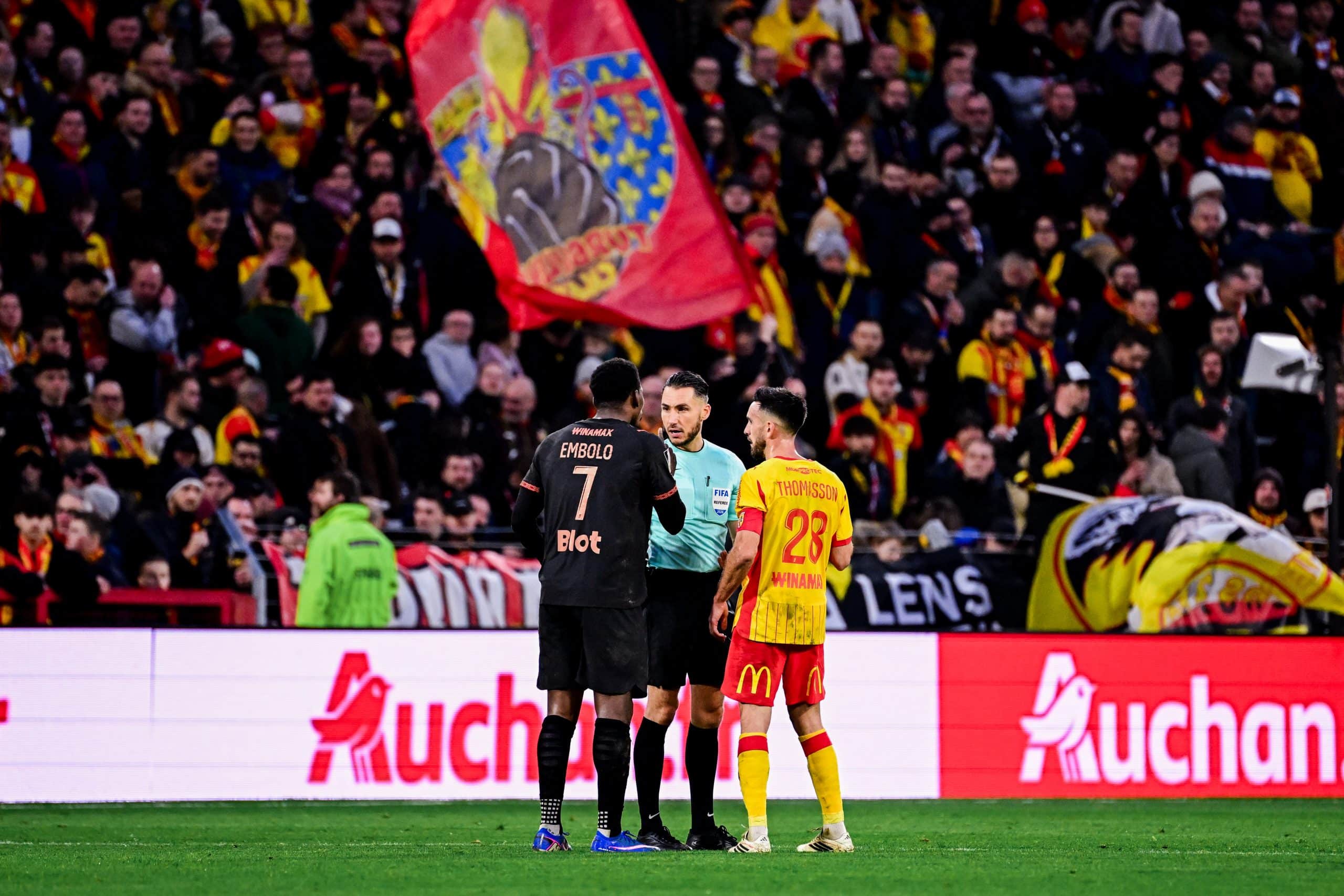 Jérémie Pignard lors de Lens-Rennes.