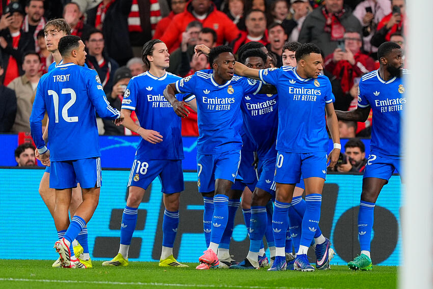 Le Real Madrid en joie