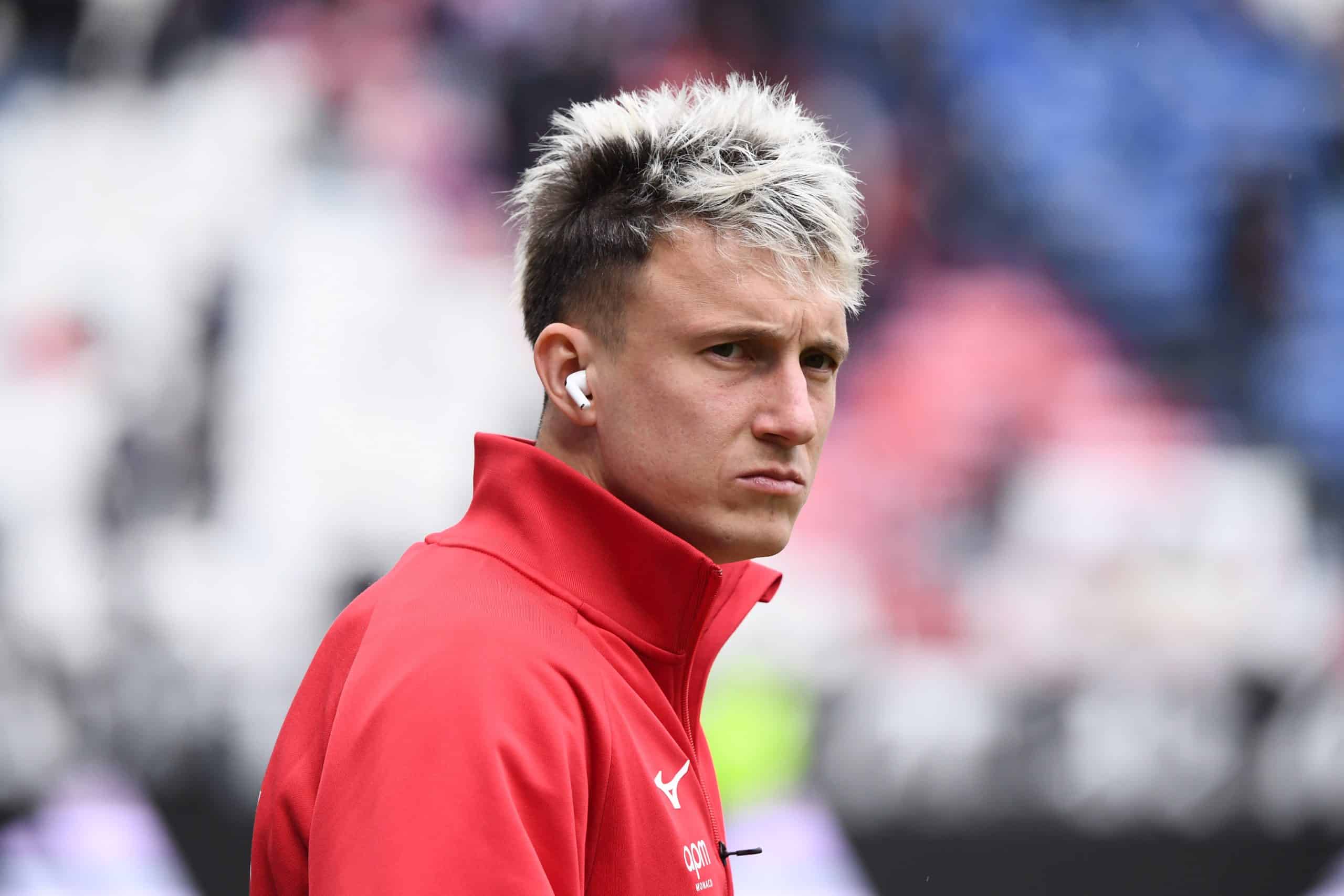 Aleksandr Golovin avant le match entre l'OL et l'AS Monaco.