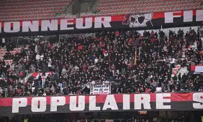 Stade Rennais : la banderole vachardes des ultras niçois