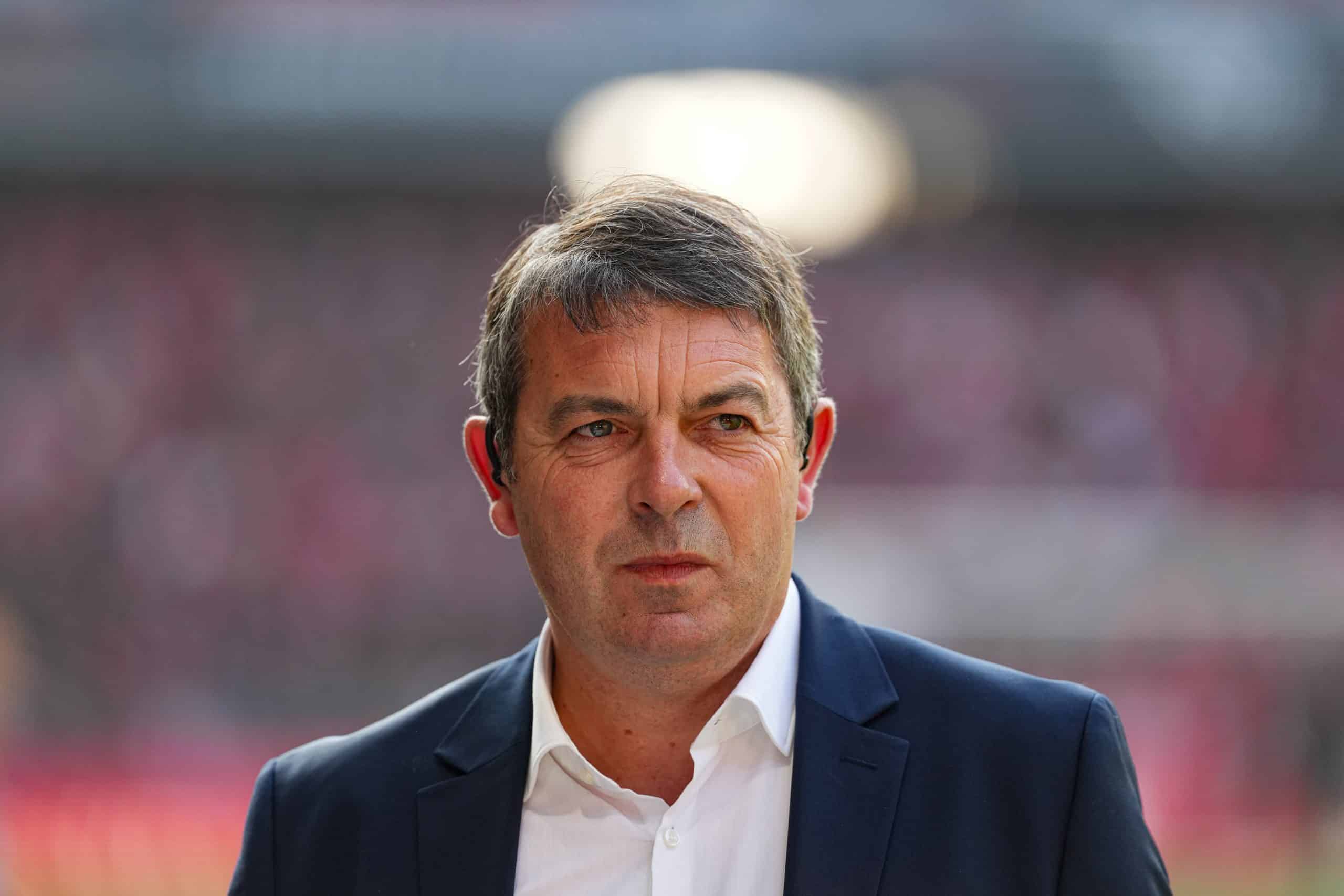 Arnaud Pouille avant un match du Stade Rennais.