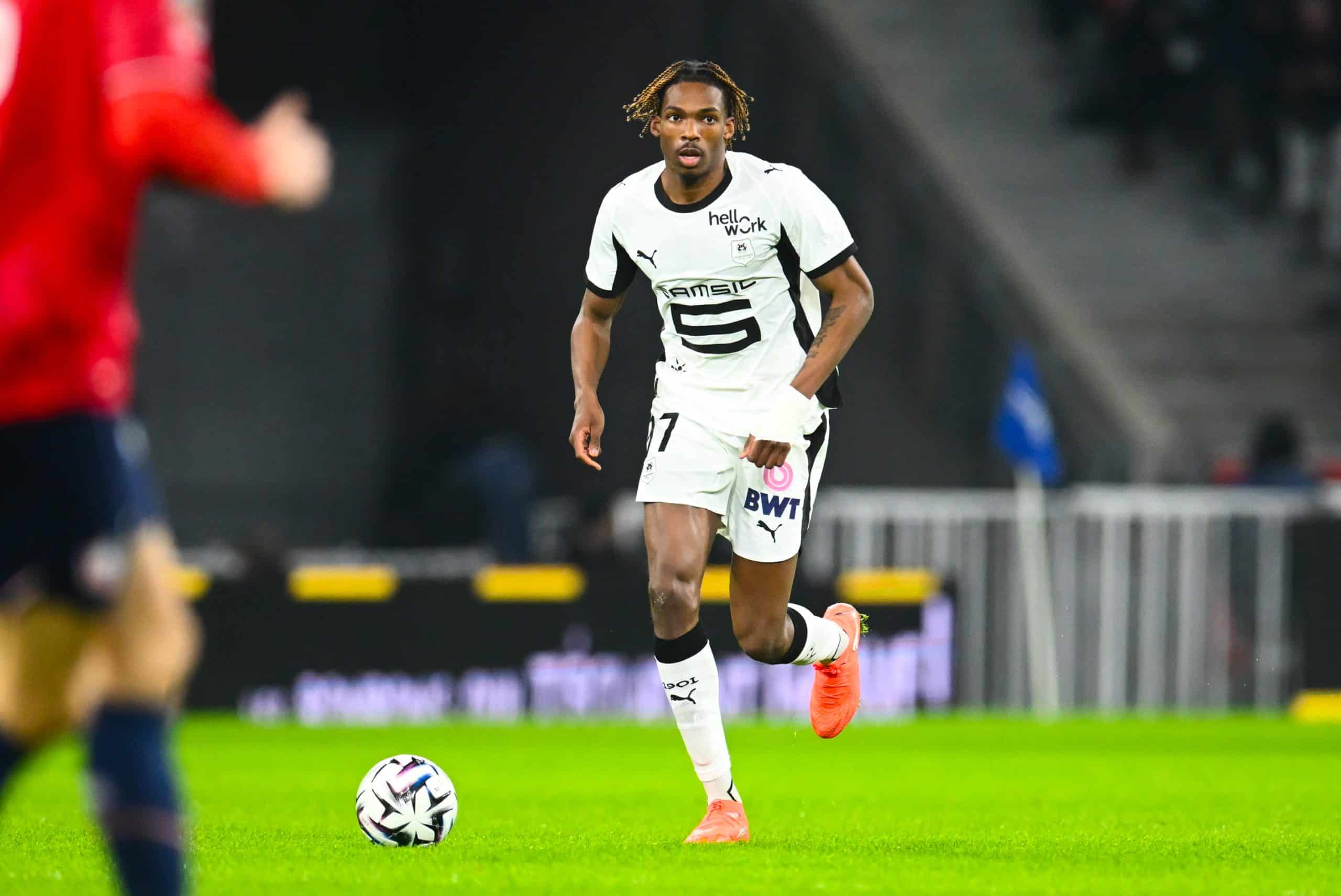 Jérémy Jacquet en action lors de Lille-Rennes.