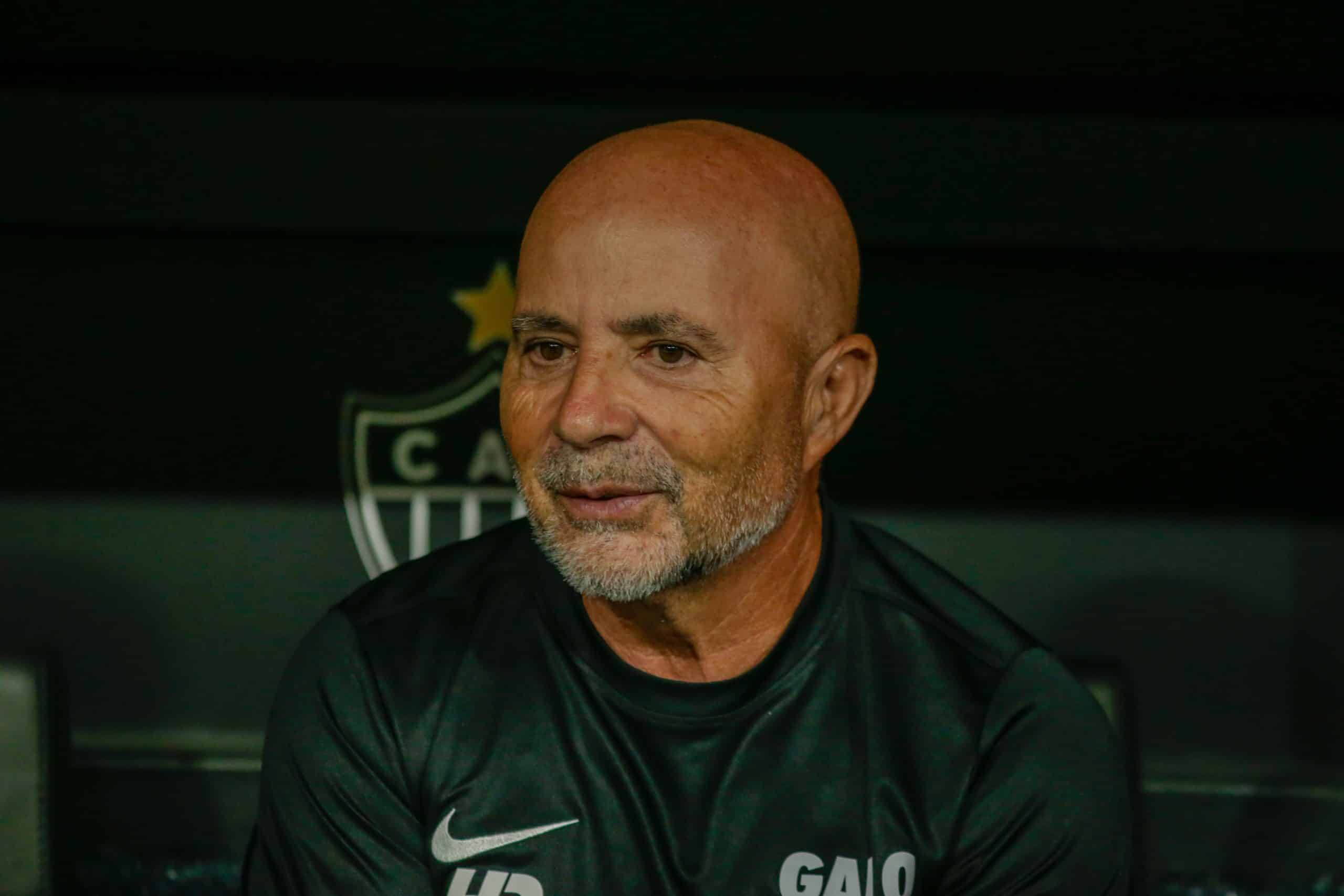 Jorge Sampaoli lors de son deuxième passage sur le banc de l'Atlético Mineiro.