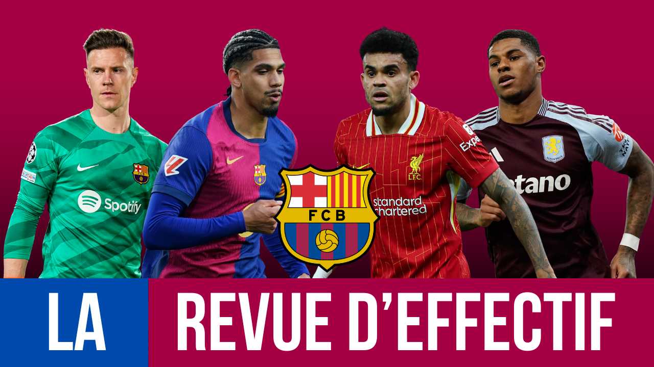Marc-André ter Stegen, Ronald Araujo, Luis Diaz et Marcus Rashford animent le mercato estival du Barça
